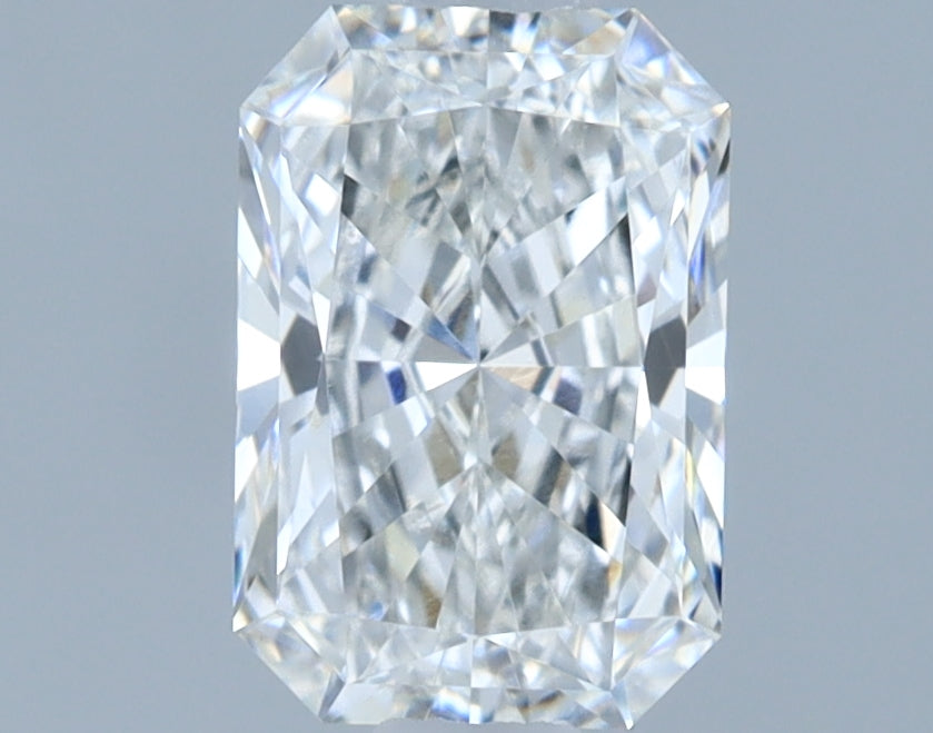 0.81 Carat Radiant Lab Diamond with  Cut Diamond in 14KT  view 1
