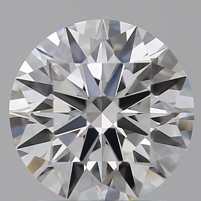 1.52 Carat Round Lab Diamond with  Cut Diamond in 14KT  view 1
