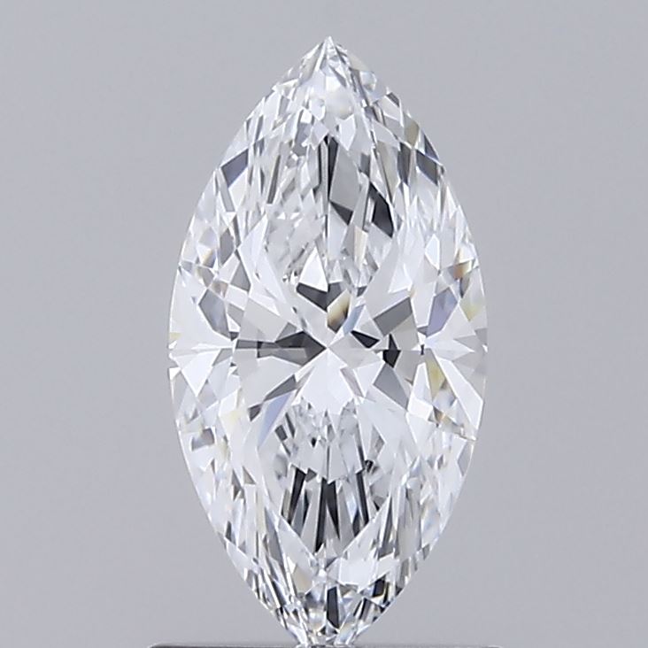 1.03 Carat Marquise Lab Diamond with  Cut Diamond in 14KT  view 1
