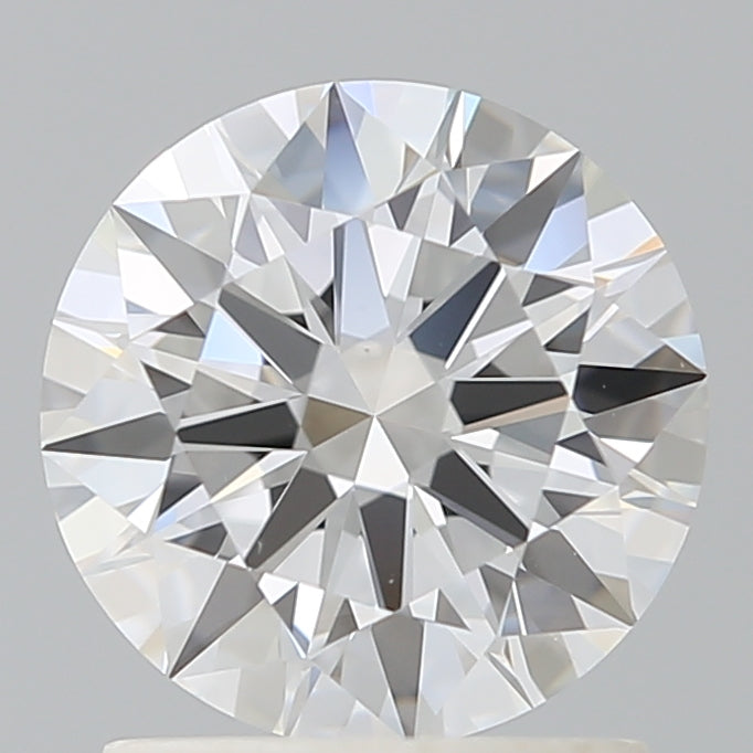 1.45 Carat Round Lab Diamond with  Cut Diamond in 14KT  view 1
