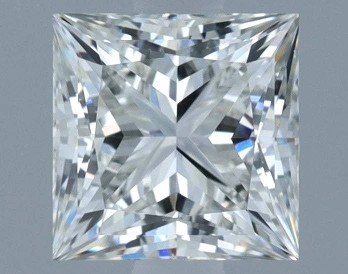 1.13 Carat Princess Lab Diamond with  Cut Diamond in 14KT  view 1
