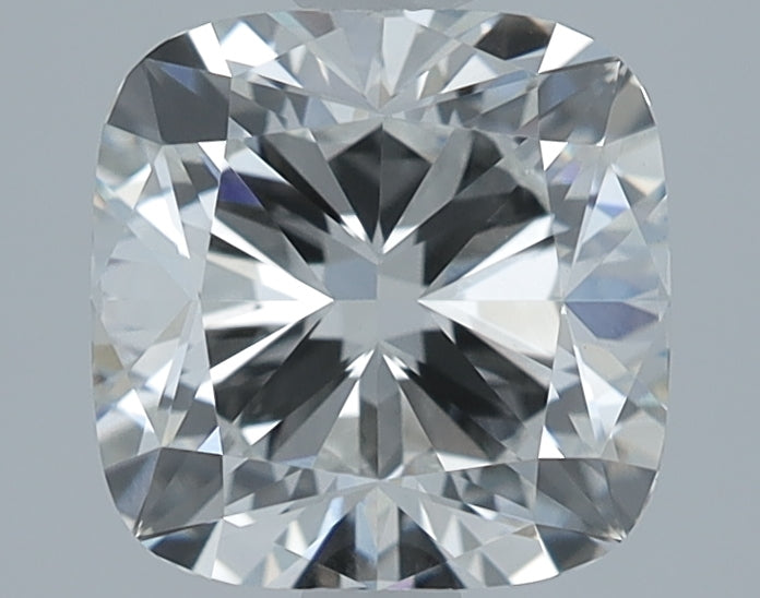 2.0 Carat Cushion Lab Diamond with  Cut Diamond in 14KT  view 1
