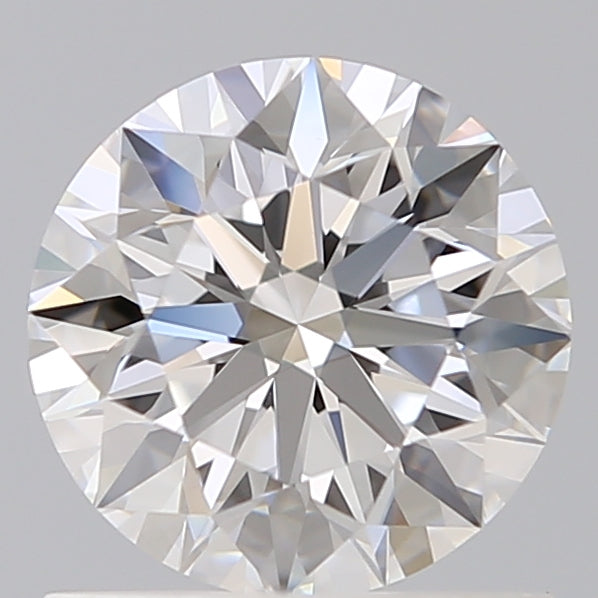 1.01 Carat Round Lab Diamond with  Cut Diamond in 14KT  view 1

