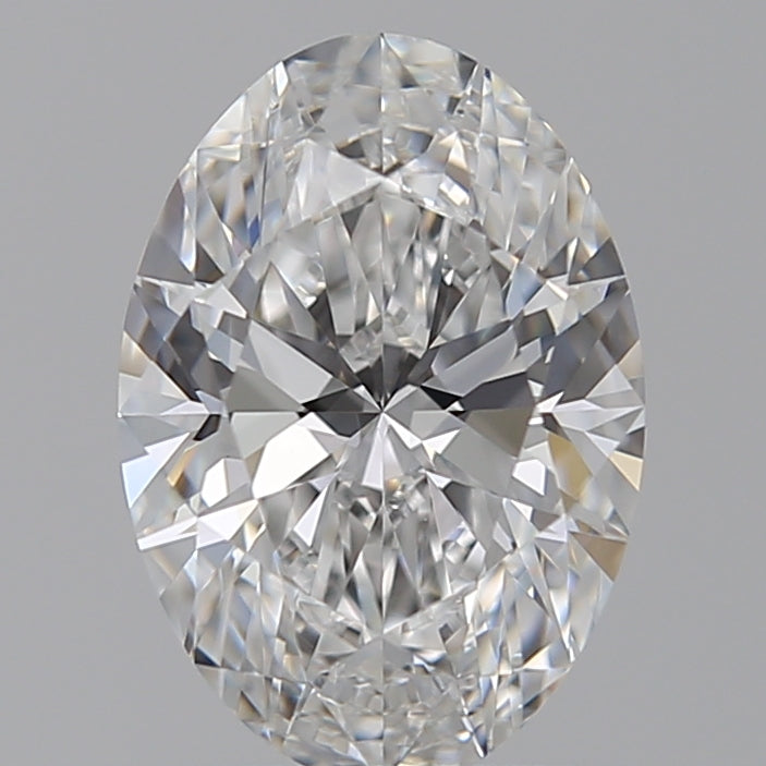 1.53 Carat Oval Lab Diamond with  Cut Diamond in 14KT  view 1

