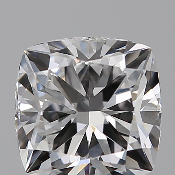 1.0 Carat Cushion Lab Diamond with  Cut Diamond in 14KT  view 1
