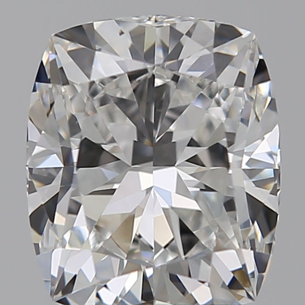 2.0 Carat Cushion Lab Diamond with  Cut Diamond in 14KT  view 1
