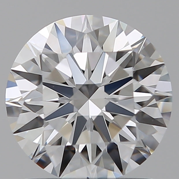 1.27 Carat Round Lab Diamond with  Cut Diamond in 14KT  view 1
