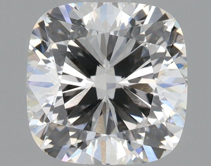1.53 Carat Cushion Lab Diamond with  Cut Diamond in 14KT  view 1
