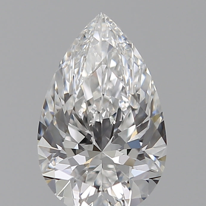 1.06 Carat Pear Lab Diamond with  Cut Diamond in 14KT  view 1
