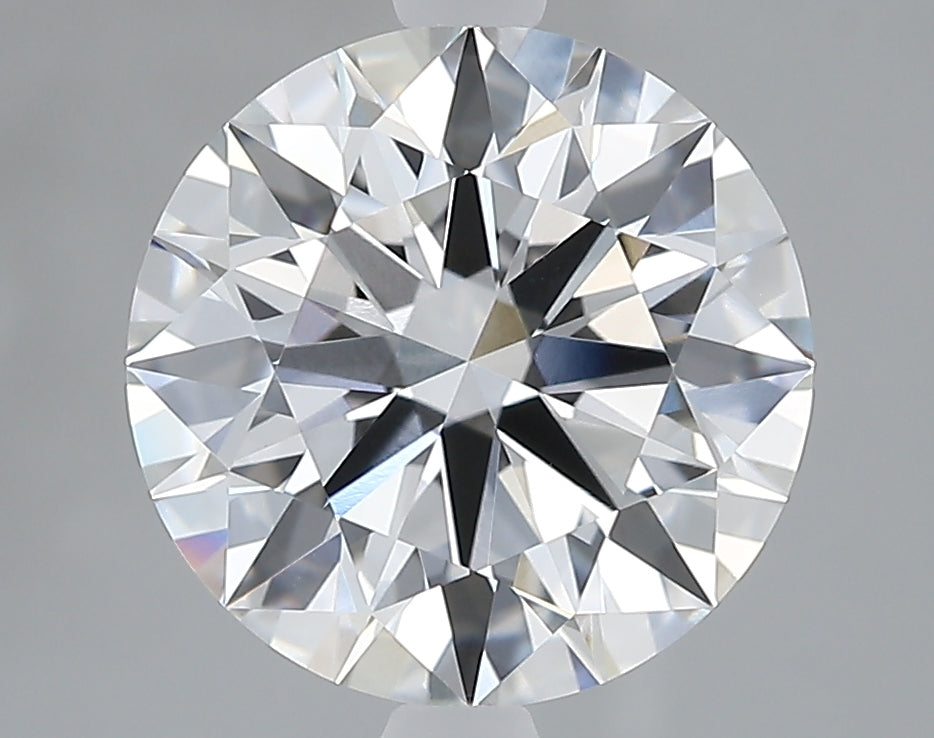 2.74 Carat Round Lab Diamond with  Cut Diamond in 14KT  view 1
