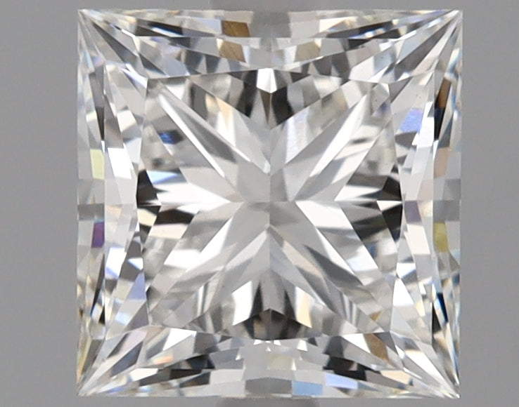2.04 Carat Princess Lab Diamond with  Cut Diamond in 14KT  view 1
