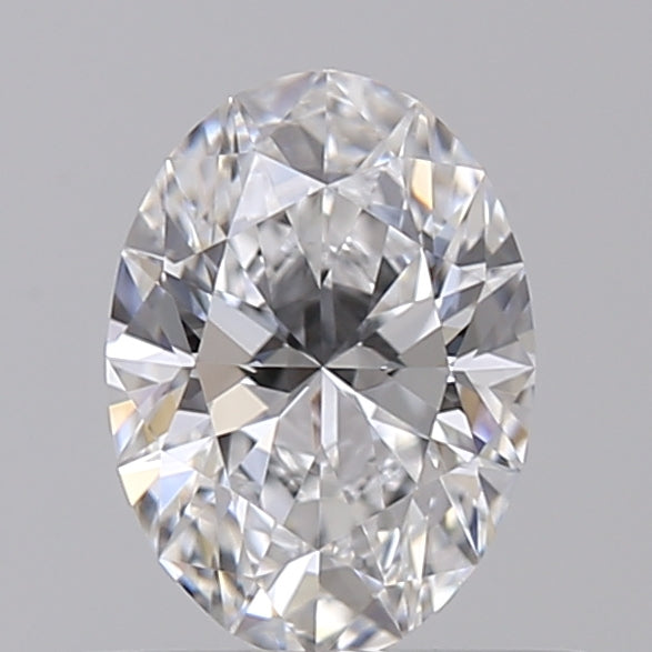 0.53 Carat Oval Lab Diamond & 0.5 Carat Oval Lab Diamond with  Cut Diamond in 14KT  view 1
