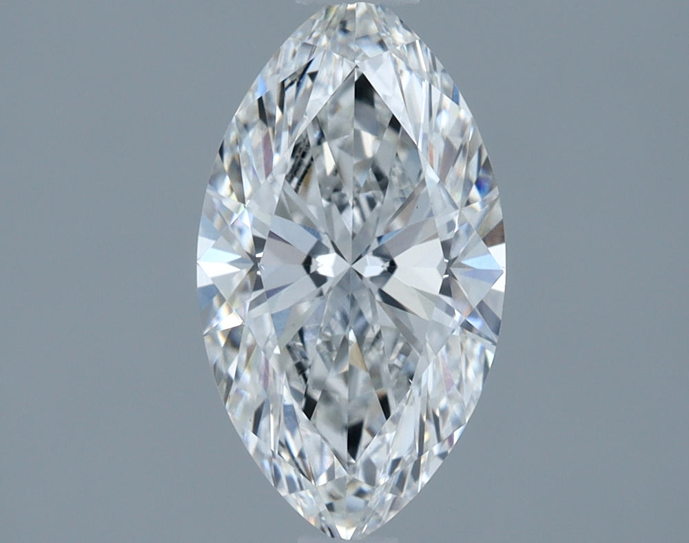 1.12 Carat Marquise Lab Diamond with  Cut Diamond in 14KT  view 1
