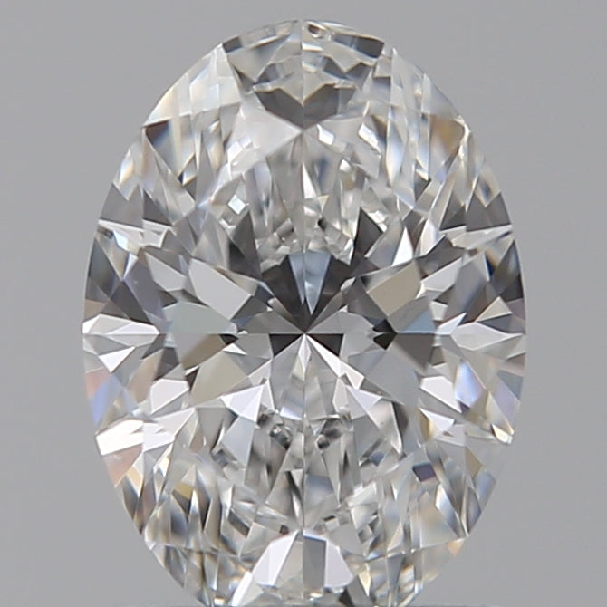 1.1 Carat Oval Lab Diamond with  Cut Diamond in 14KT  view 1
