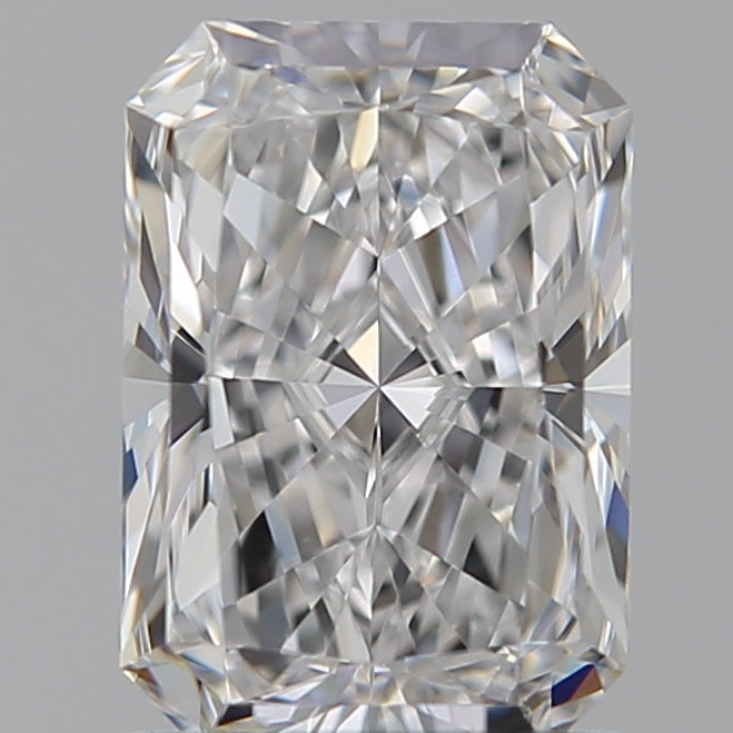 1.26 Carat Radiant Lab Diamond with  Cut Diamond in 14KT  view 1
