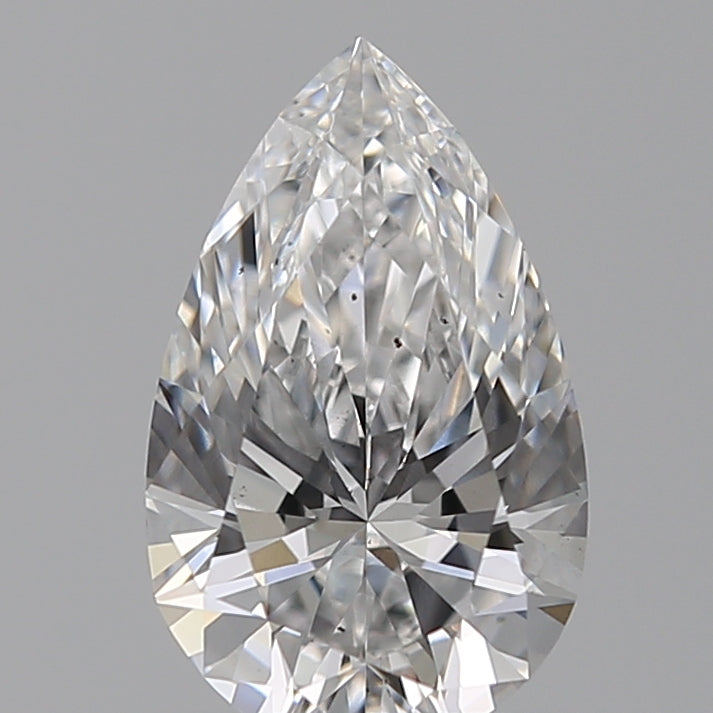 1.04 Carat Pear Lab Diamond with  Cut Diamond in 14KT  view 1
