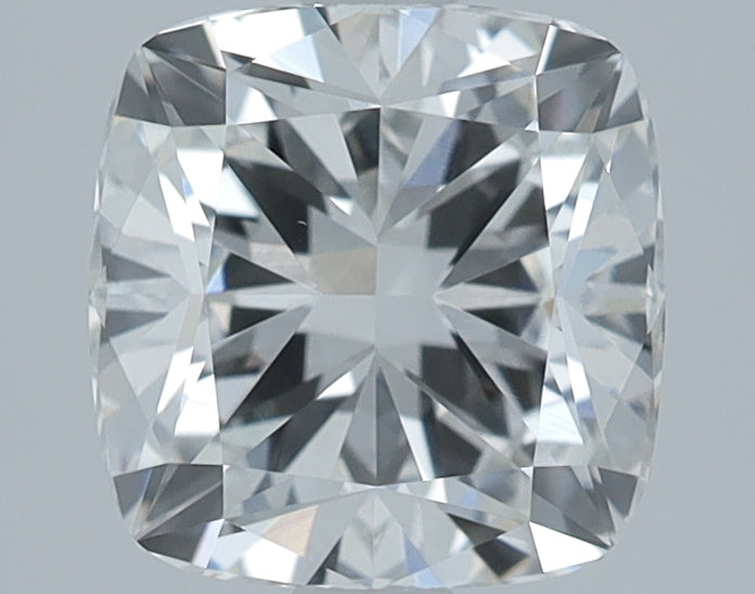 1.86 Carat Cushion Lab Diamond with  Cut Diamond in 14KT  view 1
