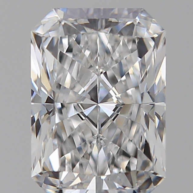 1.26 Carat Radiant Lab Diamond with  Cut Diamond in 14KT  view 1
