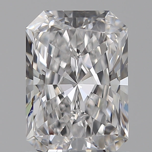 1.0 Carat Radiant Lab Diamond with  Cut Diamond in 14KT  view 1
