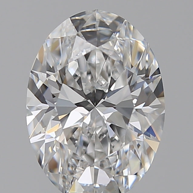 1.53 Carat Oval Lab Diamond with  Cut Diamond in 14KT  view 1
