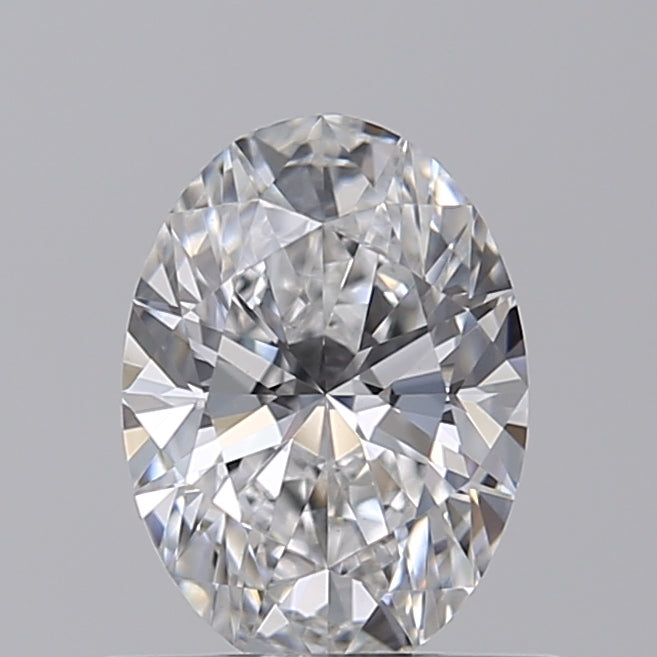 0.72 Carat Oval Lab Diamond with  Cut Diamond in 14KT  view 1
