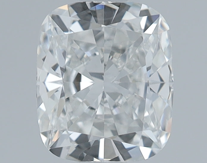0.91 Carat Cushion Lab Diamond with  Cut Diamond in 14KT  view 1
