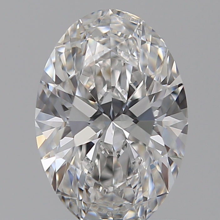 1.09 Carat Oval Lab Diamond with  Cut Diamond in 14KT  view 1
