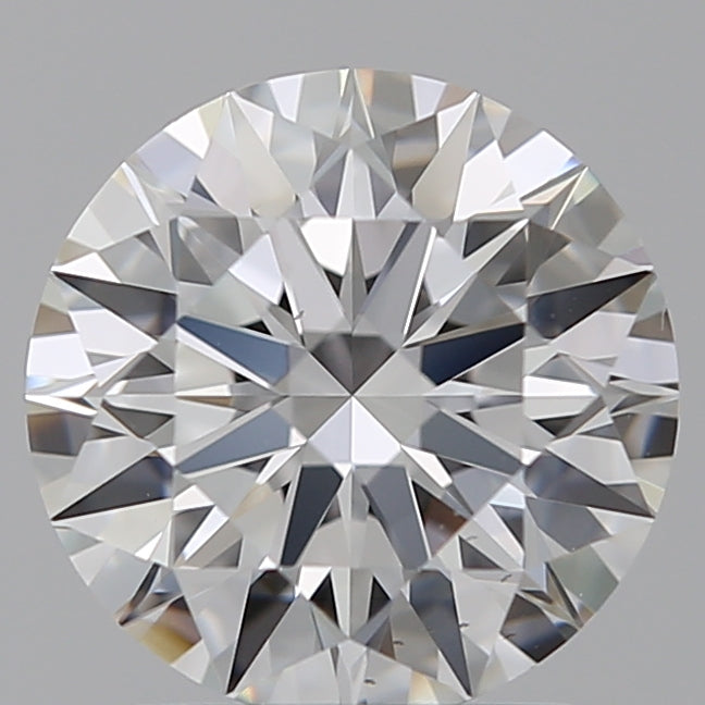 1.59 Carat Round Lab Diamond with  Cut Diamond in 14KT  view 1

