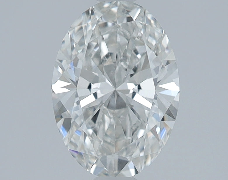 1.11 Carat Oval Lab Diamond with  Cut Diamond in 14KT  view 1
