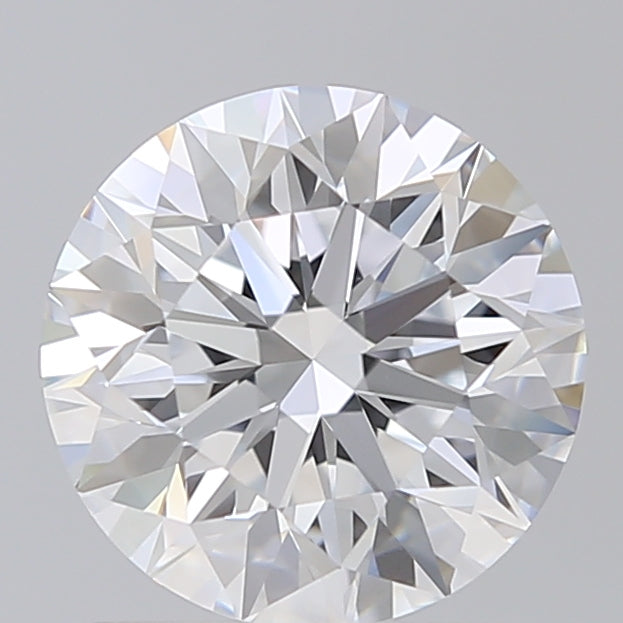 1.61 Carat Round Lab Diamond with  Cut Diamond in 14KT  view 1

