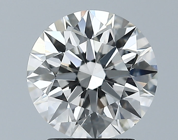 2.02 Carat Round Lab Diamond with  Cut Diamond in 14KT  view 1
