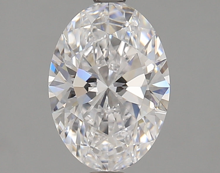 1.7 Carat Oval Lab Diamond with  Cut Diamond in 14KT  view 1
