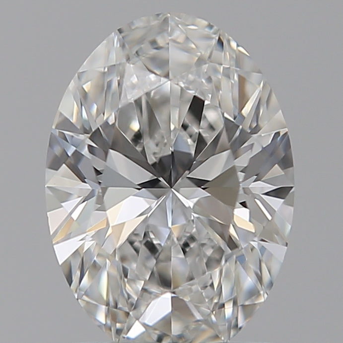 1.26 Carat Oval Lab Diamond with  Cut Diamond in 14KT  view 1
