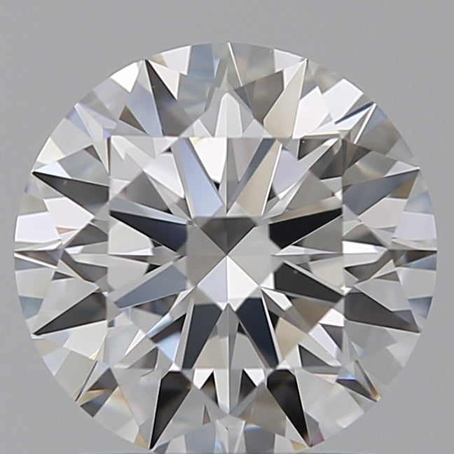 1.4 Carat Round Lab Diamond with  Cut Diamond in 14KT  view 1

