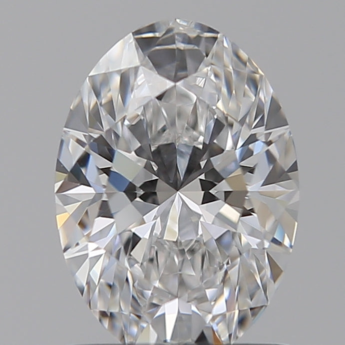 1.09 Carat Oval Lab Diamond with  Cut Diamond in 14KT  view 1

