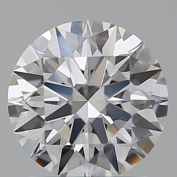 1.29 Carat Round Lab Diamond with  Cut Diamond in 14KT  view 1
