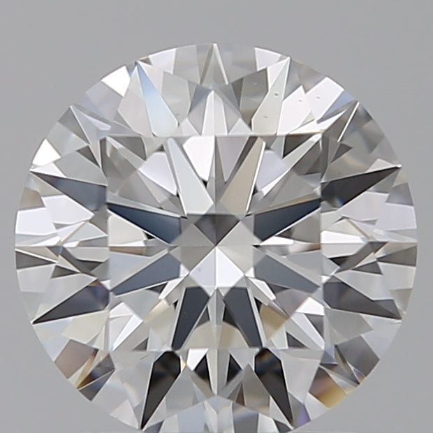 1.28 Carat Round Lab Diamond with  Cut Diamond in 14KT  view 1

