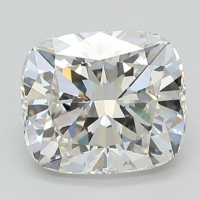 1.9 Carat Cushion Lab Diamond with  Cut Diamond in 14KT  view 1
