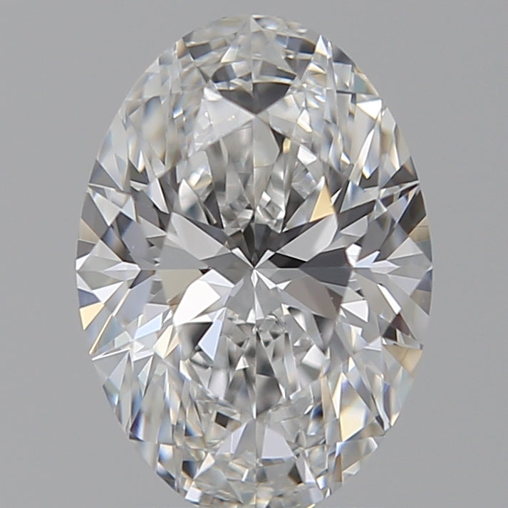 1.53 Carat Oval Lab Diamond with  Cut Diamond in 14KT  view 1
