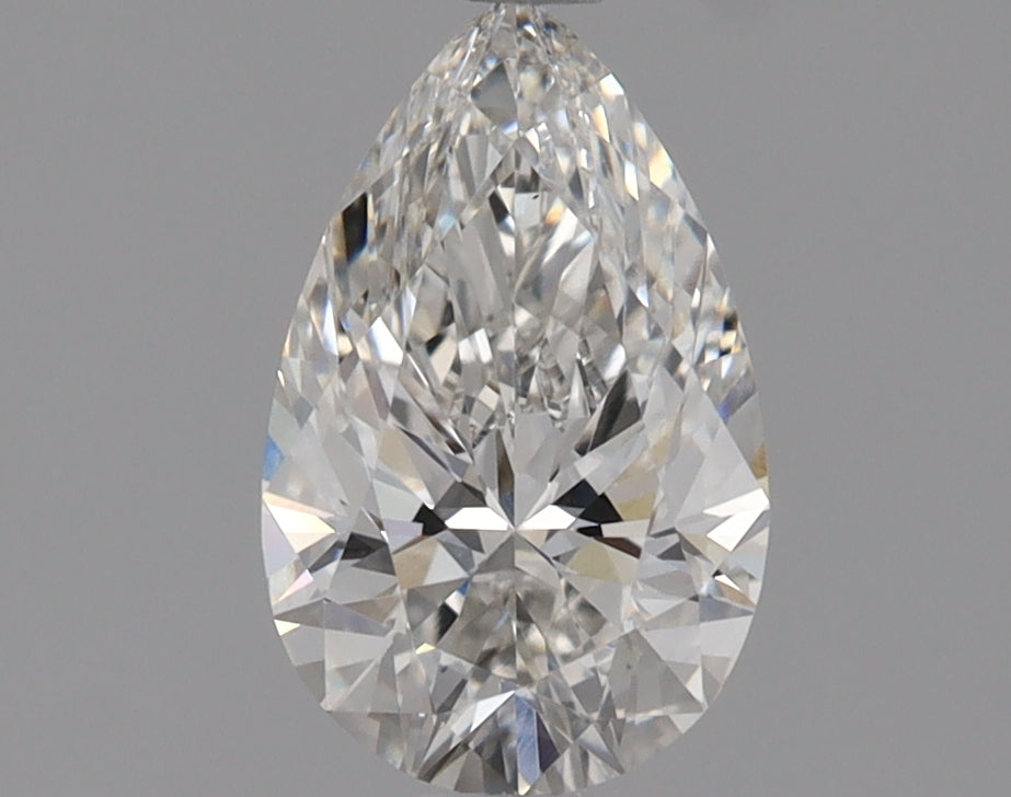 1.03 Carat Pear Lab Diamond with  Cut Diamond in 14KT  view 1
