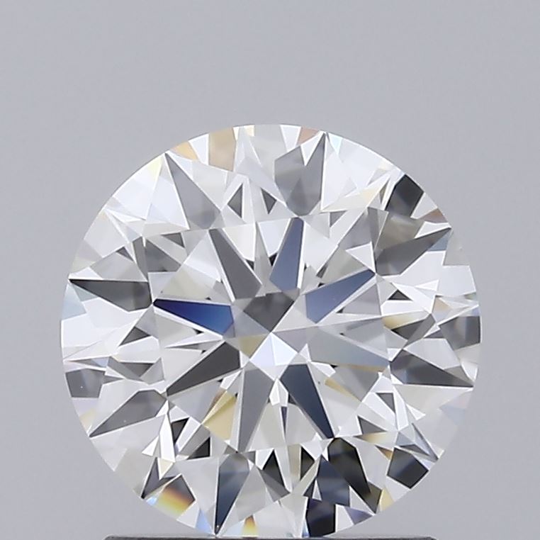 1.39 Carat Round Lab Diamond with  Cut Diamond in 14KT  view 1
