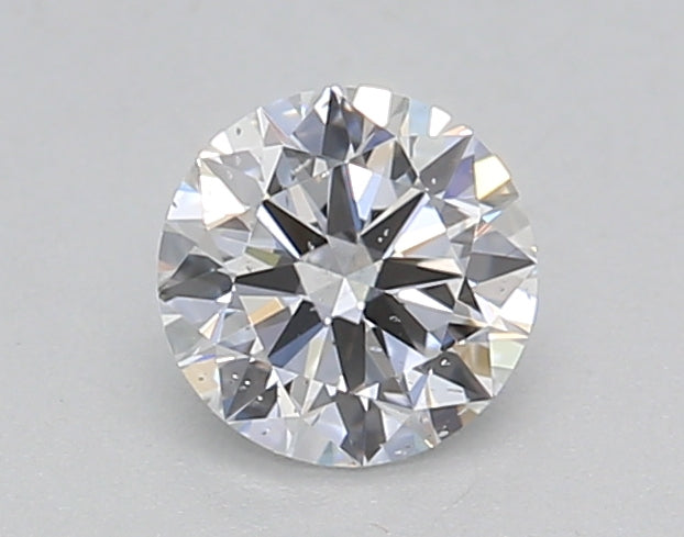 0.3 Carat Round Lab Diamond with  Cut Diamond in 14KT  view 1
