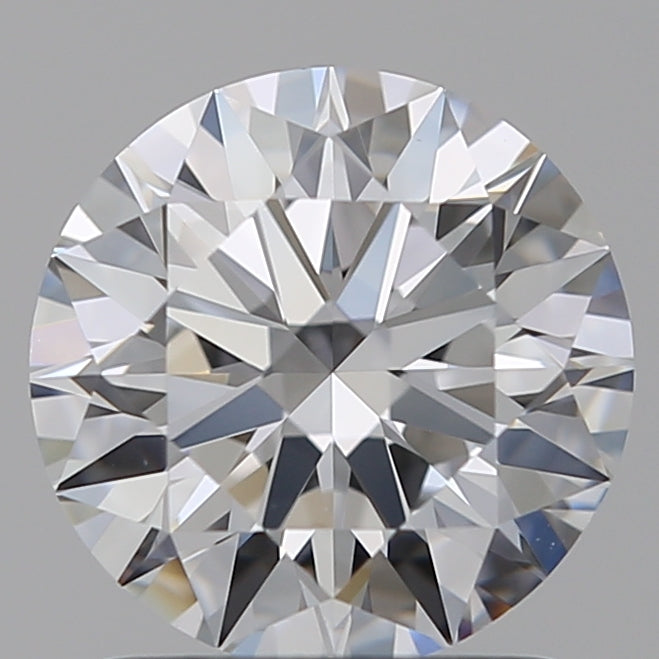 1.42 Carat Round Lab Diamond with  Cut Diamond in 14KT  view 1
