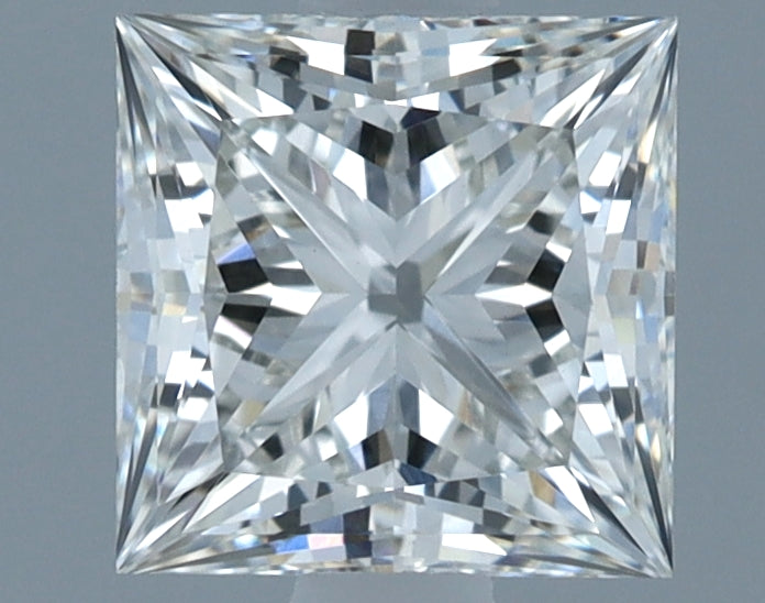 1.17 Carat Princess Lab Diamond with  Cut Diamond in 14KT  view 1
