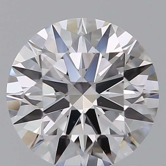 1.29 Carat Round Lab Diamond with  Cut Diamond in 14KT  view 1
