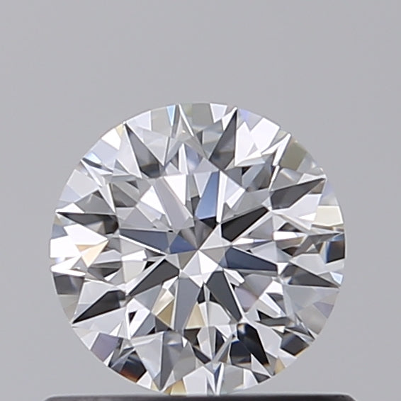 0.56 Carat Round Lab Diamond with  Cut Diamond in 14KT  view 1
