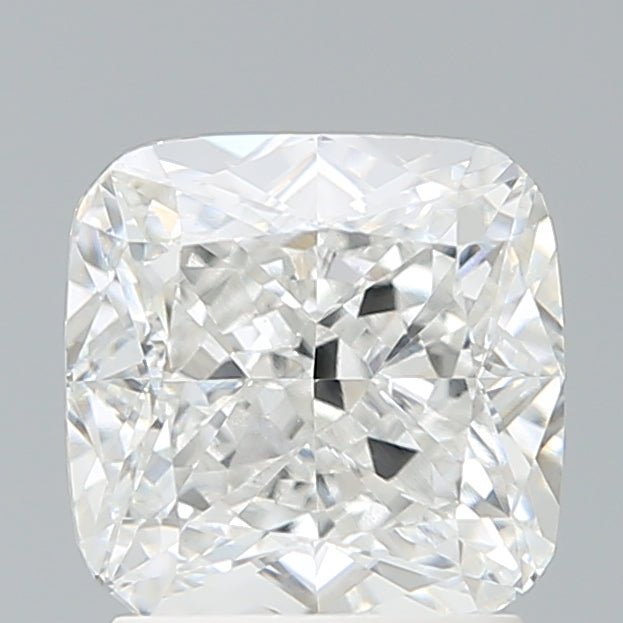 2.06 Carat Cushion Lab Diamond with  Cut Diamond in 14KT  view 1

