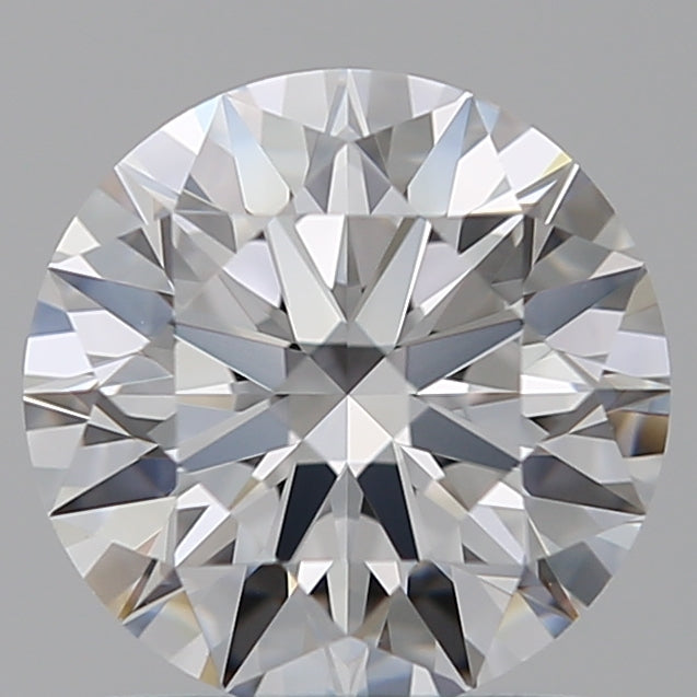 1.29 Carat Round Lab Diamond with  Cut Diamond in 14KT  view 1
