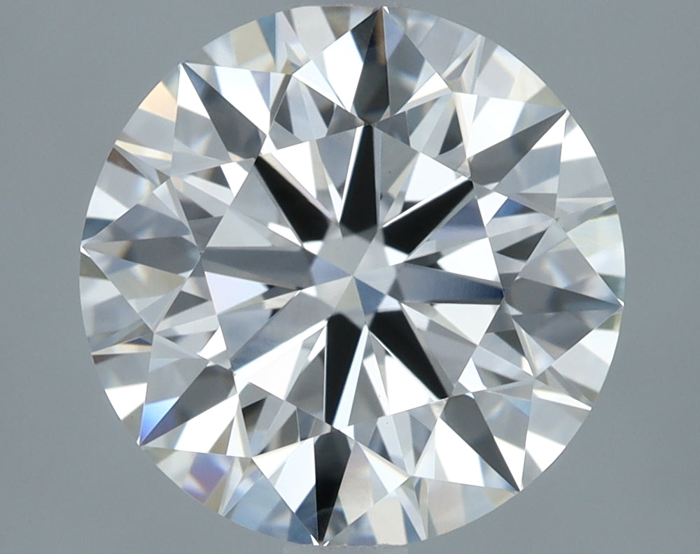2.36 Carat Round Lab Diamond with  Cut Diamond in 14KT  view 1
