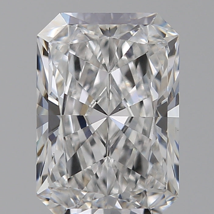 2.09 Carat Radiant Lab Diamond with  Cut Diamond in 14KT  view 1
